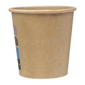 Vaso de cartón marrón