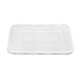 Plastic Lid for Tray Clear 15,7x11,2x5,1cm (100 Units)  