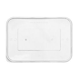 Plastic Lid for Tray Clear 15,7x11,2x5,1cm (100 Units)  