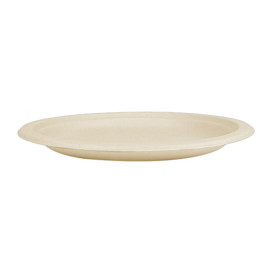 Sugarcane Plate Natural Ø26 cm (50 Units) 