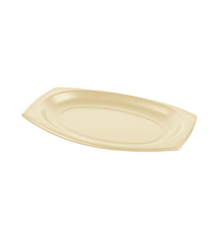 Foam Tray Honey with Lid 23x18cm (500 Units)