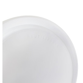 Reusable Plate Flat Economic PS White Ø22cm (25 Units) 
