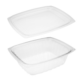 Cornstarch Deli Container with Lid PLA Compostable 710ml (200 Units)