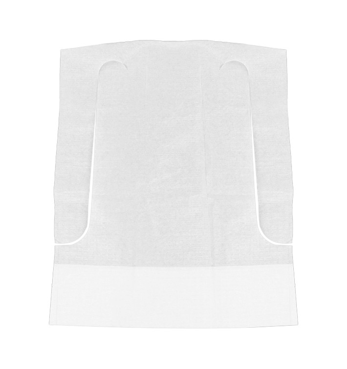 Disposable Kids Bib with Pocket White 33x28cm (1000 Units)