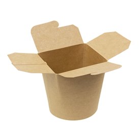 Paper Take-Out Container 100% ECO Kraft 16Oz/480ml (50 Units)