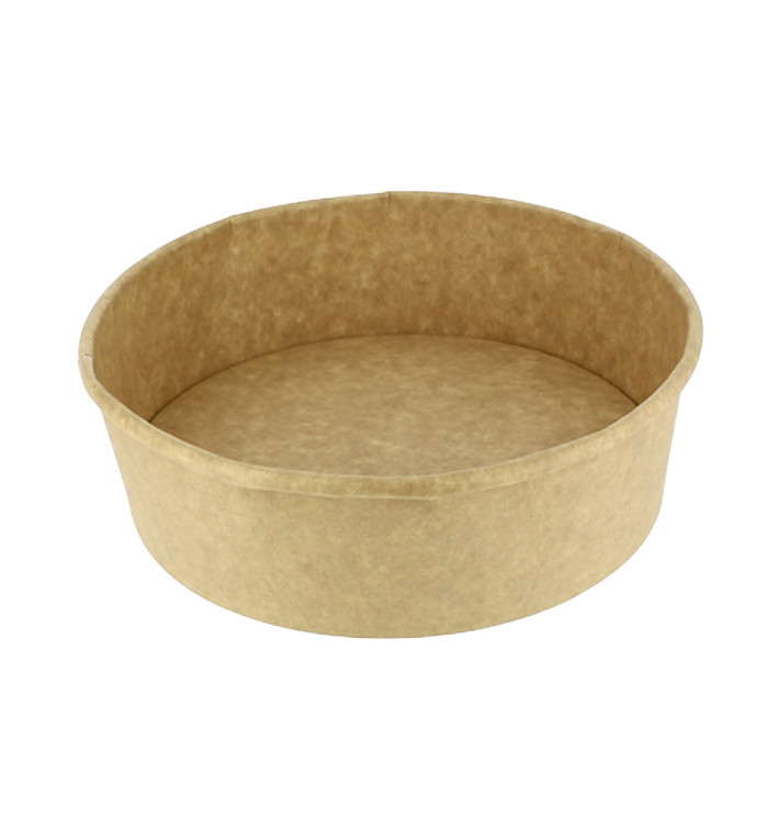Paper Soup Bowl Kraft-Kraft 33Oz/1000ml Ø18,6cm (300 Units)