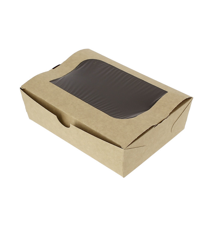 Paper Take-out Container "Premium" 18x12,7x5,5cm 1000ml (175 Units)
