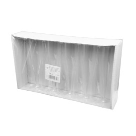 Plastic Flute Wine Sparkling 140ml 1P "Premium" (100 Units)