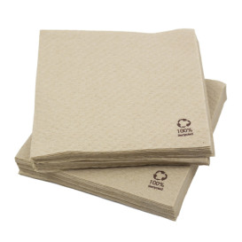 Paper Napkin Eco-Friendly Embossed  30x30cm 1 Layer (100 Units)