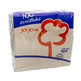 Paper Napkin Eco "Recycled" 33x33cm 1C (100 Units) 