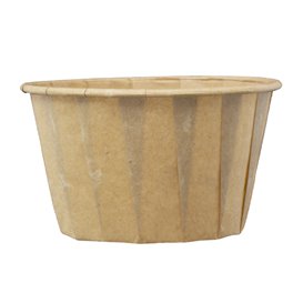 Pleated Kraft Paper Souffle Cup 120ml (250 Units)  