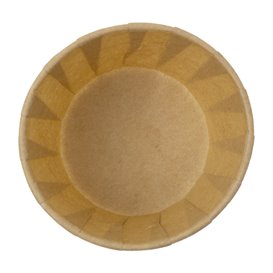 Pleated Kraft Paper Souffle Cup 120ml (250 Units)  