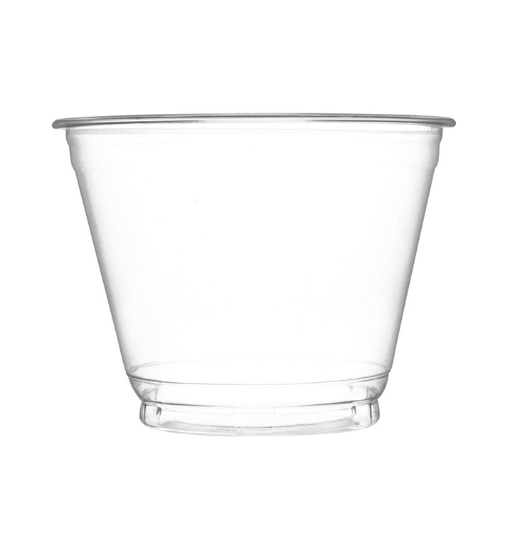 Plastic Container PET Crystal 270ml Ø9,3cm (50 Units)