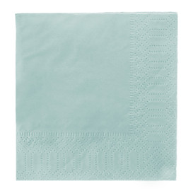 Paper Napkin Edging Light Blue 20x20 2C (100 Units)