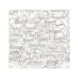Paper Napkin Miniservis "Buen Provecho" 17x17cm (6000 Units)