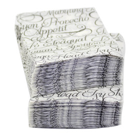 Paper Napkin Miniservis "Buen Provecho" 17x17cm (200 Units)  