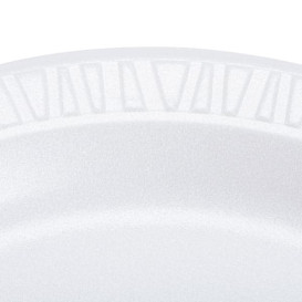 Foam Plate "Concorde" White 23 cm (500 Units)