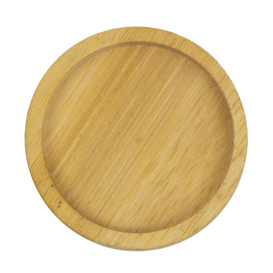 Bamboo Tasting Plate Bicolor Ø5cm (24 Units) 
