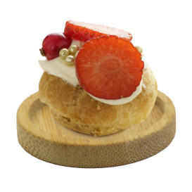 Bamboo Tasting Plate Bicolor Ø5cm (24 Units) 