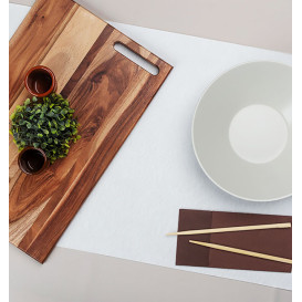 Airlaid Table Runner White 0,4x48m P30cm (6 Units)
