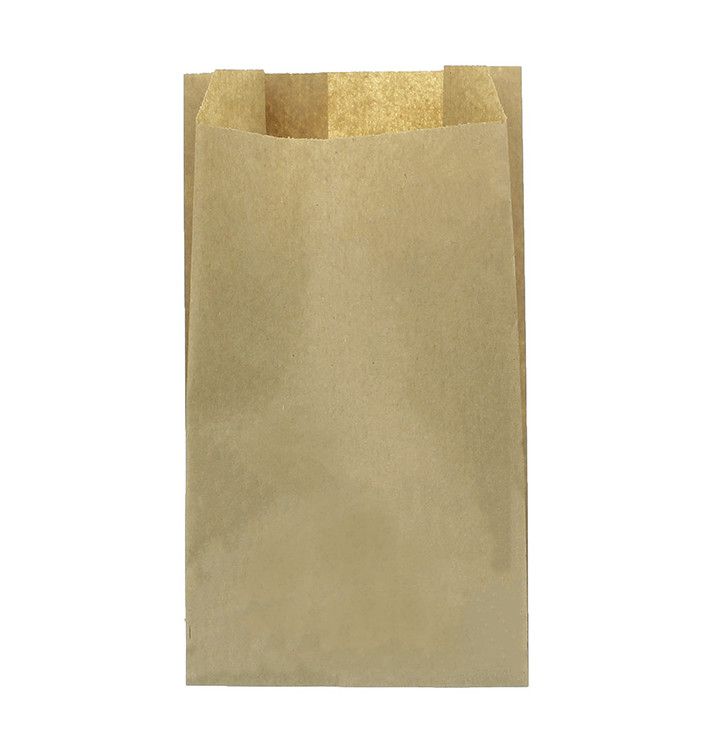 Paper Food Bag Kraft 14+7x24cm (200 Units)  