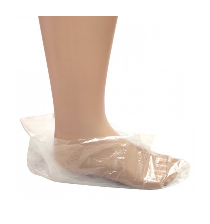 Disposable Plastic Socks PE Clear (5000 Units)