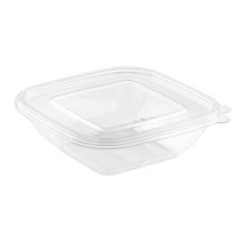 Plastic Lid PET for Plastic Bowl Flat 175x175mm (50 Units)