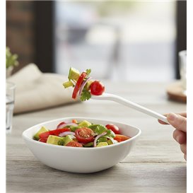 Cornstarch Fork Biodegradable CPLA White 17cm (25 Units)