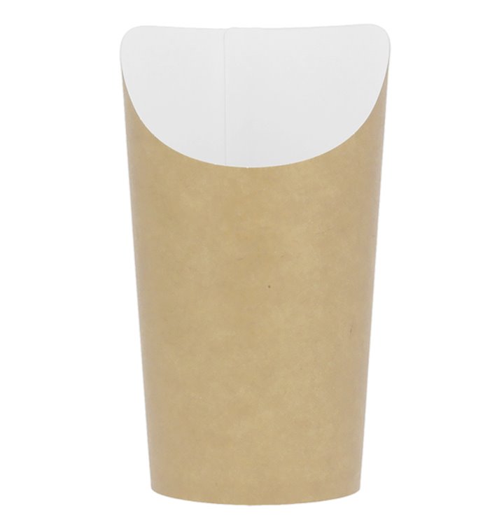 Paper Container Kraft for Fries and Wraps Ø8,1x14cm (1.320 Units)