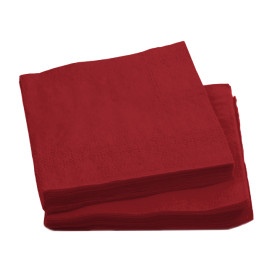 Paper Napkin Burgundy 20x20cm 2C (100 Units)  