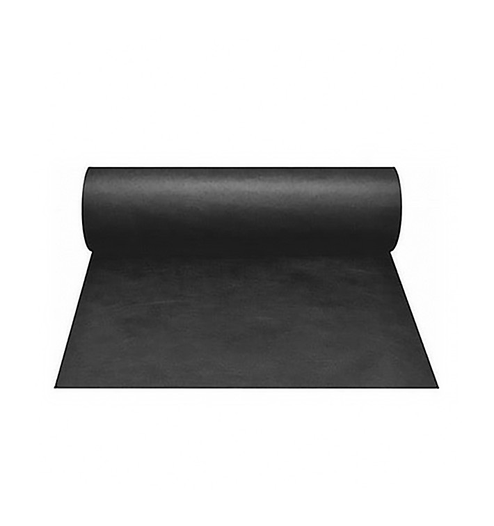 Nonwoven Roll Tablecloth Novotex Black 1x50m P40cm (1 Unit)