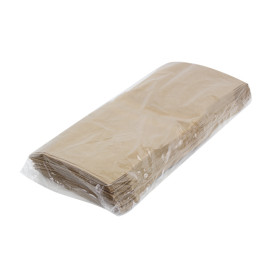 Paper Food Bag Kraft and window Autoseal 14x16cm (4000 Units)