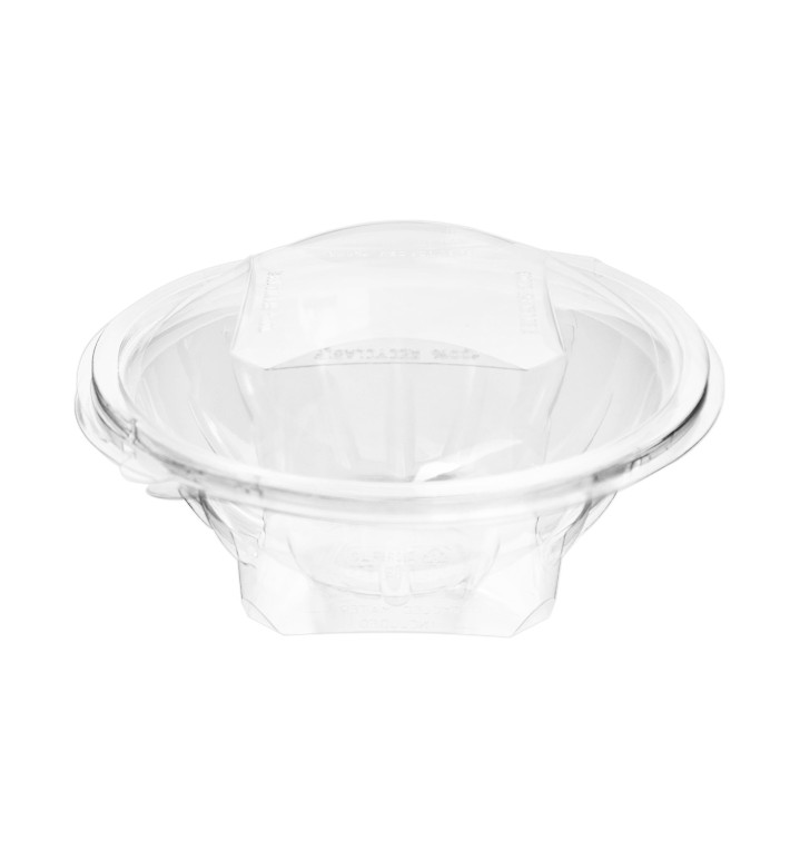 Plastic Salad Bowl APET Round shape Transparente 600ml Ø17,5cm (230 Units)