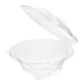 Plastic Salad Bowl APET Round shape Transparente 600ml Ø17,5cm (230 Units)