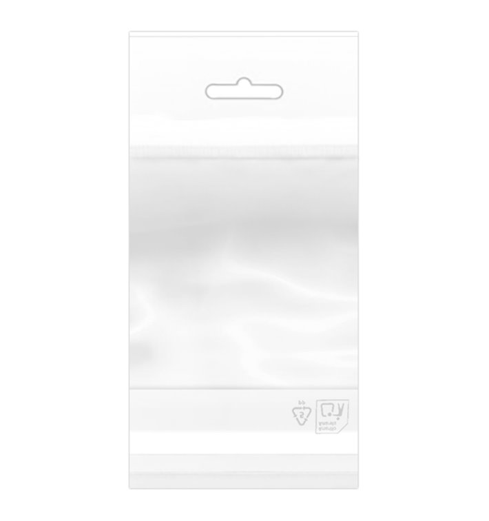 Plastic Bag Adhesive Flap Euroslot 7x10cm G-160 (1000 Units)