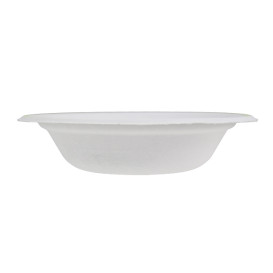 Molded Fiber Bowl "Chinet" White BiColor 460ml Ø18cm (1000 Units)