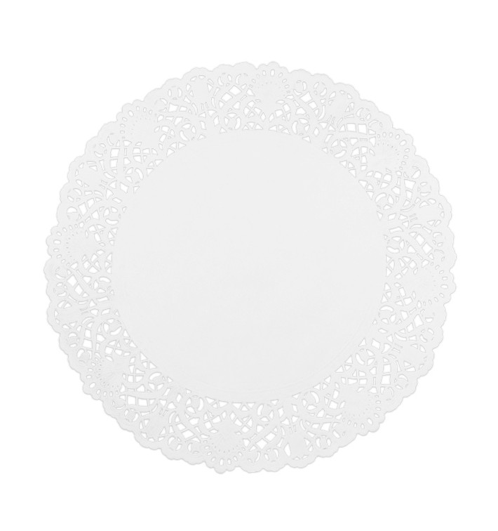 Paper Lace Doilie "Litos" White Ø30cm (250 Units)  