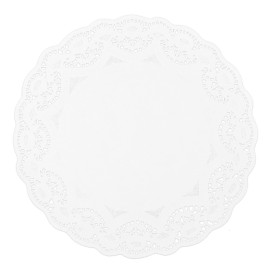 Paper Lace Doilie "Litos" White Ø34cm (250 Units)  