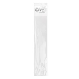 Plastic Bag with Adhesive Flap Cellophane 3x17cm G-160 (1000 Units)