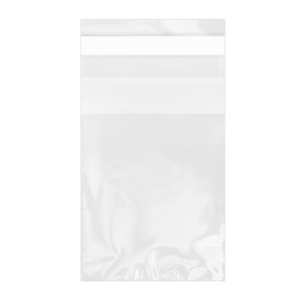 Plastic Bag with Adhesive Flap Cellophane 6x8cm G-160 (100 Units)  