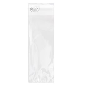 Plastic Bag with Adhesive Flap Cellophane 7x20cm G-160 (100 Units)