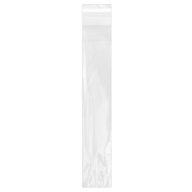 Plastic Bag with Adhesive Flap Cellophane 7x40cm G-160 (100 Units)  
