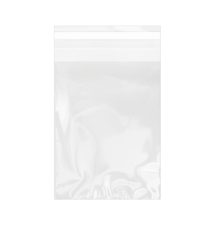 Plastic Bag with Adhesive Flap Cellophane 11x16cm G-160 (1000 Units)