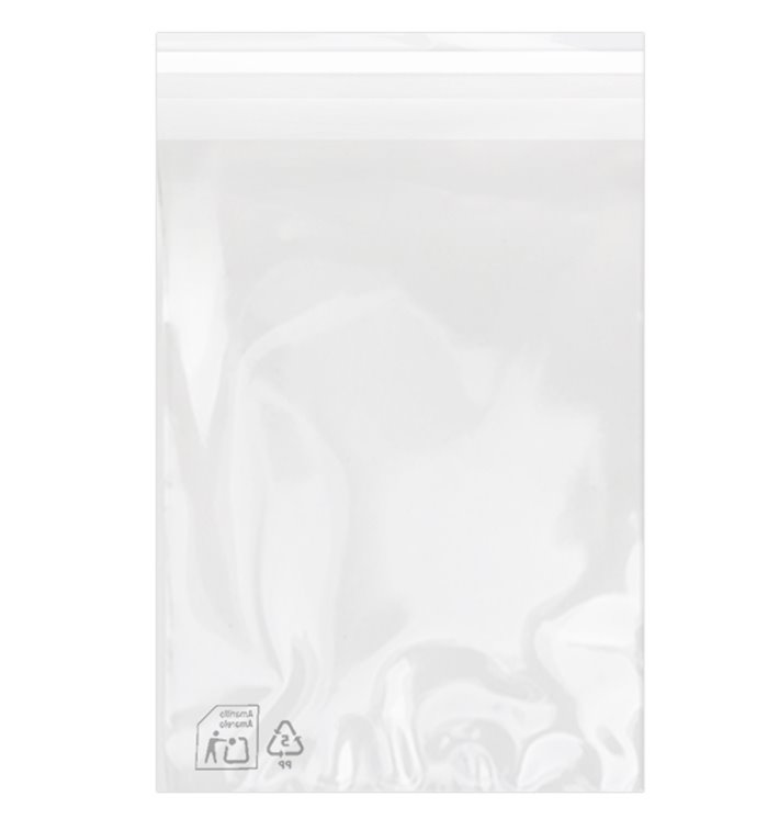 Plastic Bag with Adhesive Flap Cellophane 18x25cm G-160 (1000 Units)