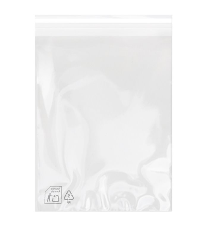 Plastic Bag with Adhesive Flap Cellophane 22x32cm G-160 (1000 Units)