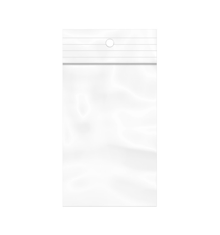 Plastic Zip Bag Autoseal Hang Hole 4x6cm G-200 (1000 Units)