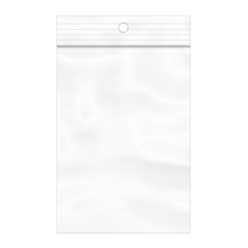 Plastic Zip Bag Autoseal Hang Hole 7x10cm G-200 (100 Units)  
