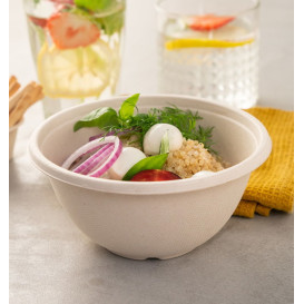 Sugarcane Bowl "Buddha" 500ml Ø14x7cm (300 Units)  