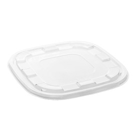Plastic Lid PET for Bowl Clear 36x36cm (5 Units) 