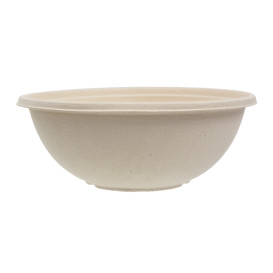 Sugarcane Bowl "Buddha" 750ml Ø17x6cm (75 Units)  